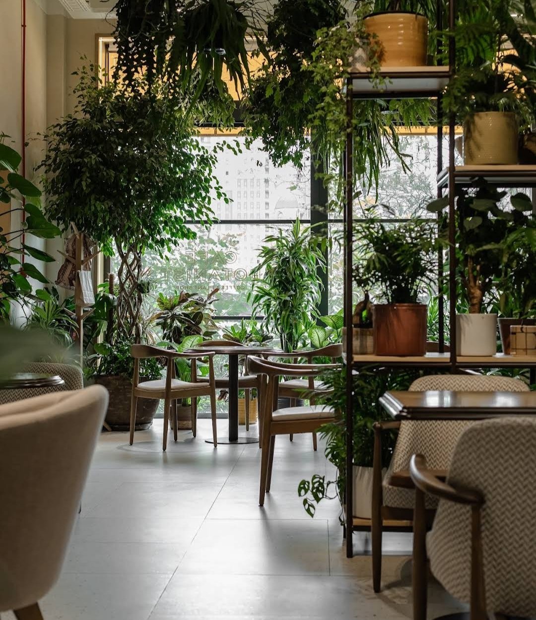 Cafe Botanist - Caspian Plaza — Daxili