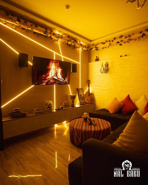 Nal baku cafe & lounge — Daxili