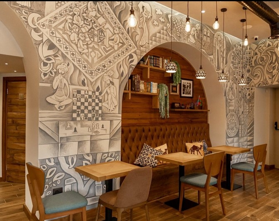 Green Book Cafe — Daxili