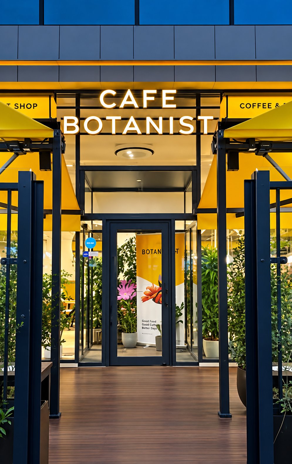 Cafe Botanist - Azadlıq — Xarici görünüş